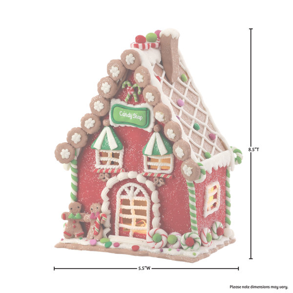 The Holiday Aisle® Gingerbread Candy Shop Wayfair